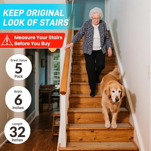LifeGrip Stair Treads Non-Slip, Anti Slip Transparent Stair Treads Tape - Image 2