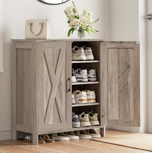 Homleke Farmhouse Shoe Cabinet - Image 7