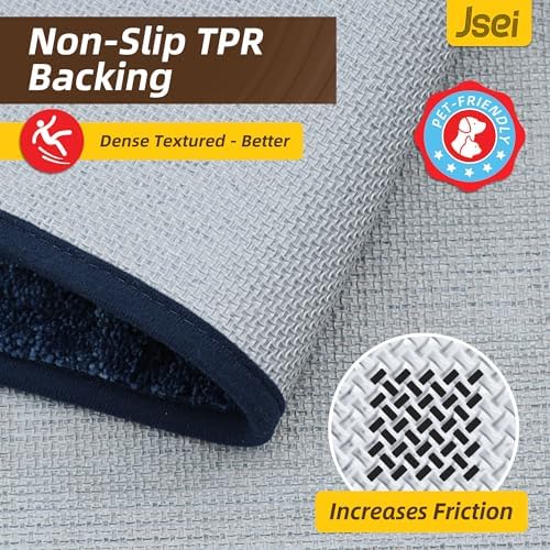 JSEI Dirt Trapper Door Mat 24"x60", Non-Slip Doormat - Image 6