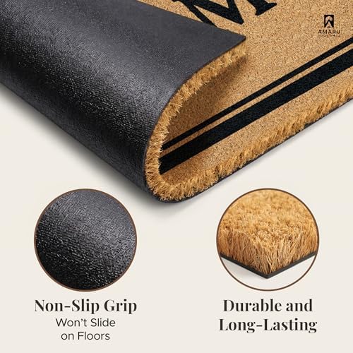 Coir Welcome Mat, Home Dog Classic, 17x29 in - Image 5