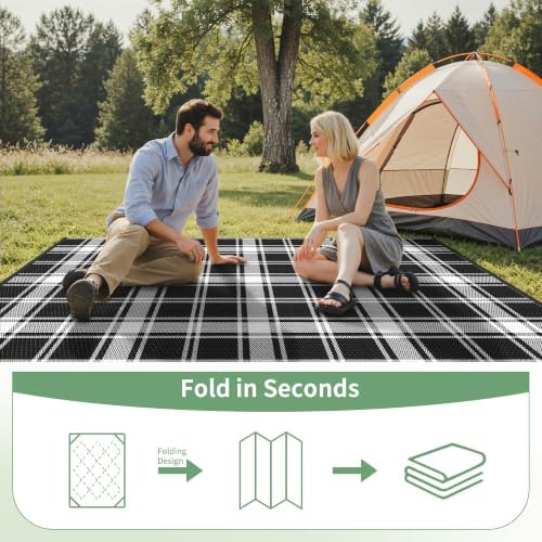 GENIMO Outdoor Rug, Waterproof Plastic Rugs - Image 7