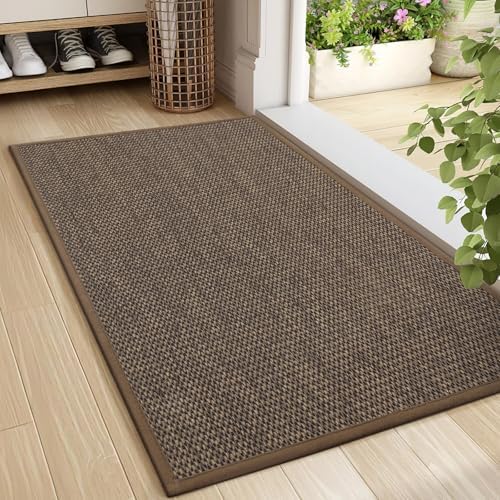 LEKEEPGO Door Mat 24"x36", Non Slip Washable Indoor Door Mat by LEKEEPGO