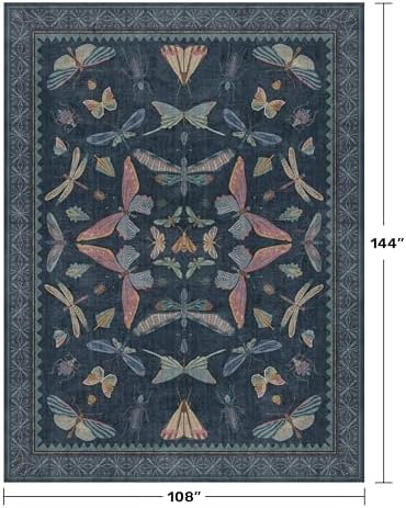 9x12 Washable Farmhouse Area Rug - Image 2