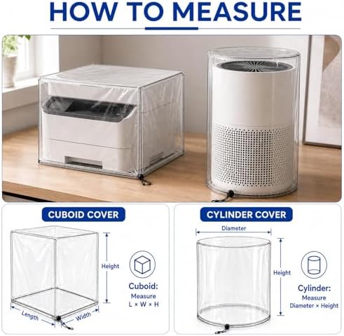 Custom Fit Clear PVC Dust Cover, Made to Measure Size, Waterproof & Dustproof - Image 3