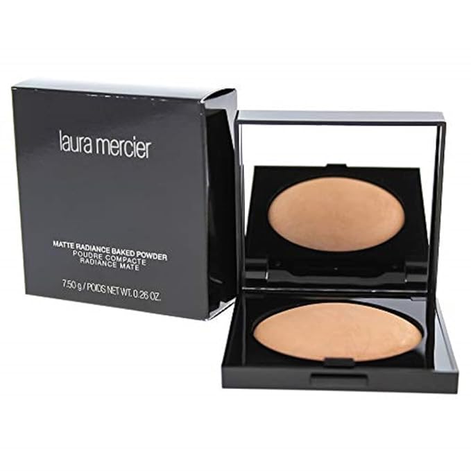Laura Mercier Matte Radiance Baked Powder for Women, Bronze 01, 0.26 Ounce