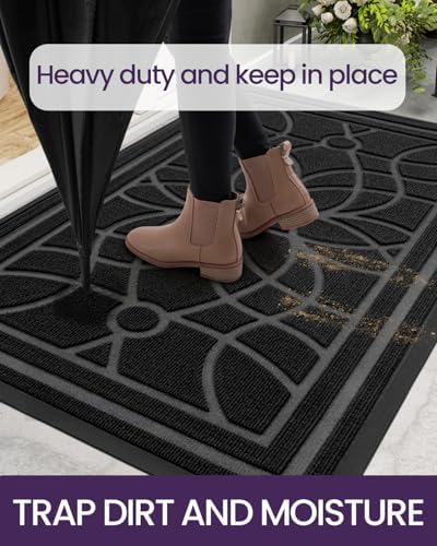 DEXI Front Door Mat Outside Entrance 24x36, Heavy Duty Non Slip - Image 5