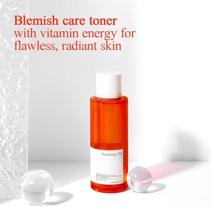 Pyunkang Yul PKY Radiance Vita Toner for Flawless and Radiant Skin, Blemish Care Toner with Vitamin C & Niacinamide, Zero Irritation, Korean Skincare (5.07 Fl. Oz, 150ml)
