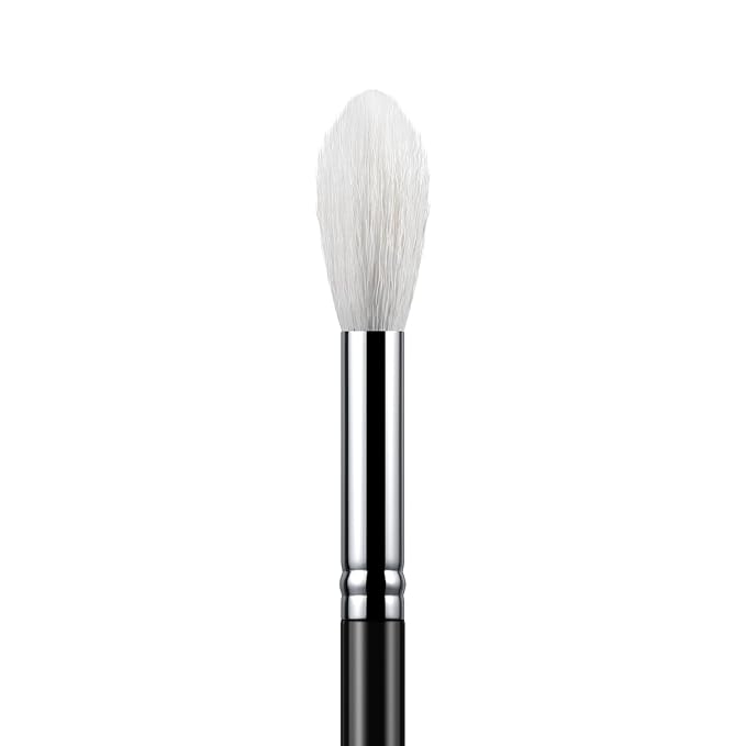 Eyeshadow Brush Fluffy Big Blending Brush Goat Bristles Soft Smugde for Powder Cream Liquid Eyeshadow for Eye Makeup Black (E838)