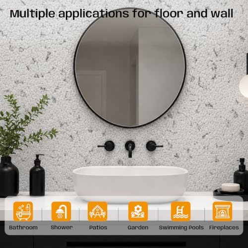 Pebble Tile for Shower Floor, 8 Sheets - Image 5