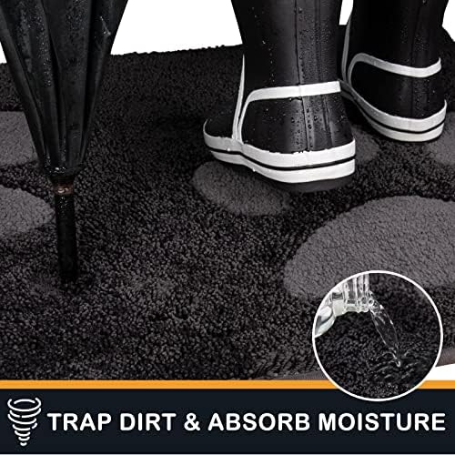 PURRUGS Dirt Trapping Door Mat Indoor Entrance, 33.5" x 59" - Image 3