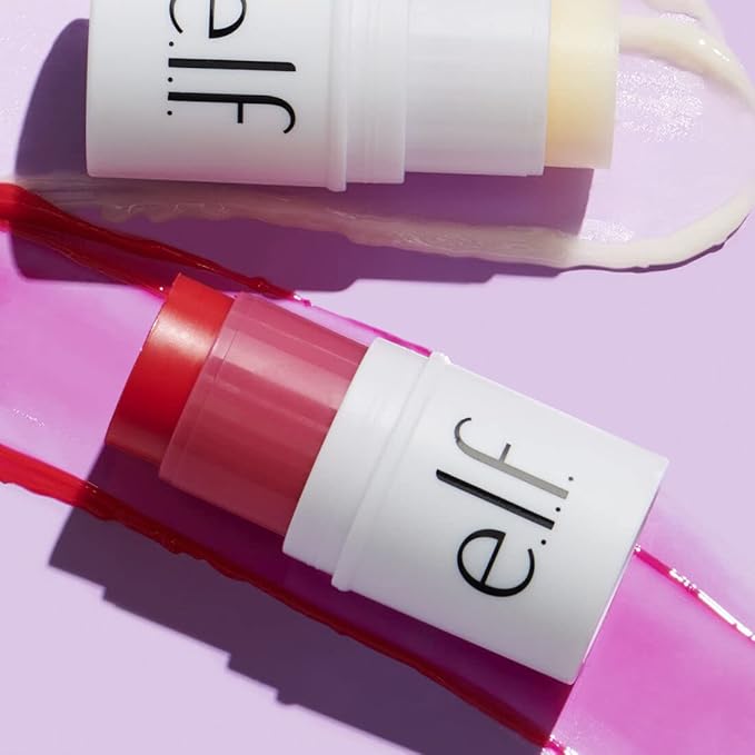 e.l.f. Bite-Size Lip Balm, Moisturizing Formula for Smoother & Softer Lips, Mini Tinted Chapstick, Coconut, 0.13 Oz