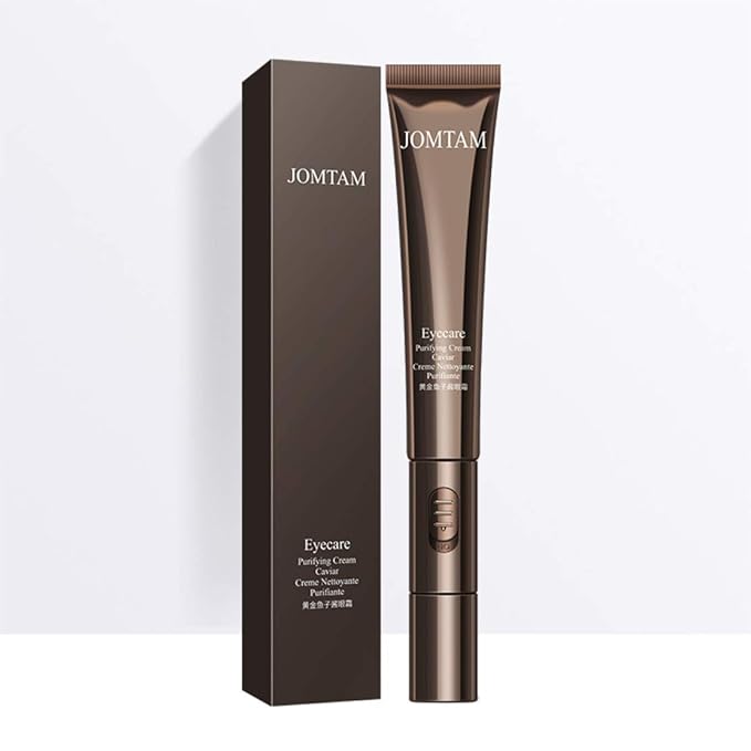 Eye Electro Vibro Purifying Cream Caviar Nettoyante Anti-Aging Removes Dark Circles Sodium Hyaluronate