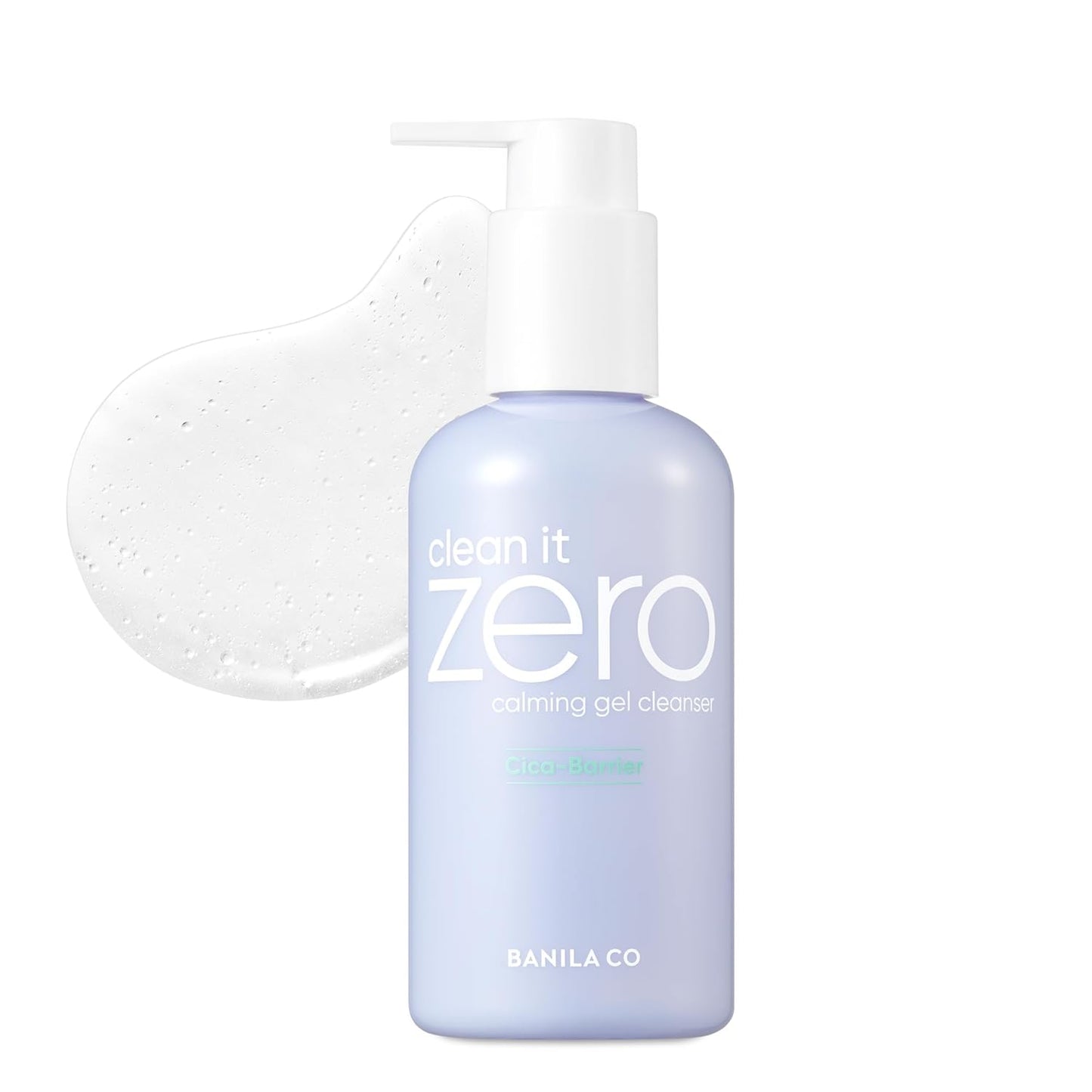BANILA CO Clean It Zero Calming Gel Cleanser | Cica & Amino Acid Complex for Gentle Hydration | Vegan & Hypoallergenic | Korean Facial Cleanser for Sensitive Skin (200ml / 6.76 fl oz)