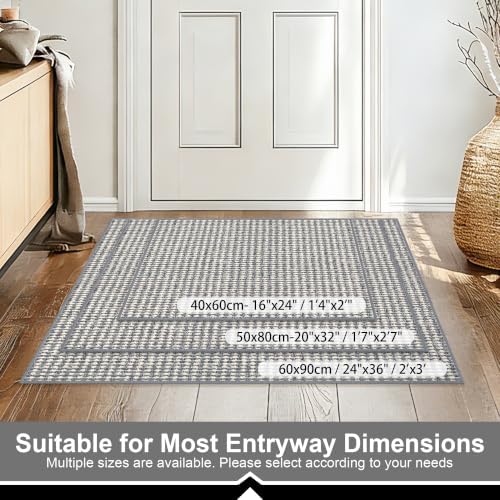 Ultra Thin Door Mat 20"x 32", Non-Slip Entrance Rugs - Image 2