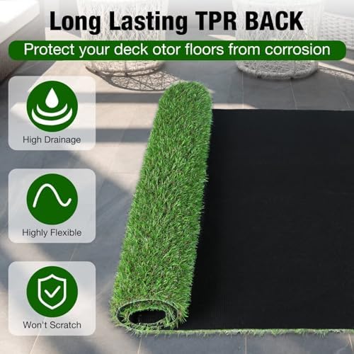 XLX TURF Realistic Artificial Turf Grass 8 FT X 10 FT - Image 5