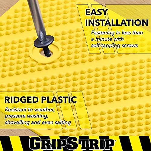 GripStrip Stair Treads for Wooden Steps, Non Slip Stair Grips for Outdoor or - Image 2