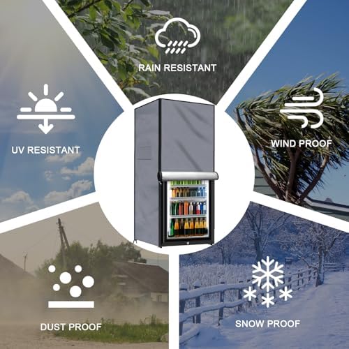 Outdoor Refrigerator Cover, 5-7.5 Cubic - Image 5