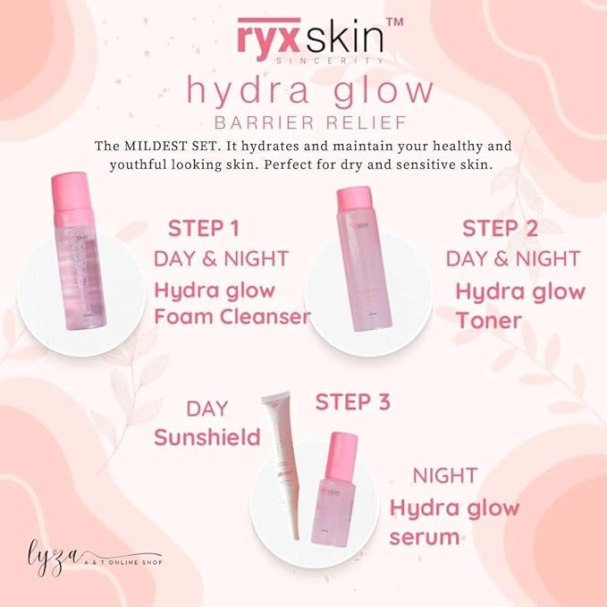 Sincerity Skincare Sets | Skincare for women | Beyouthiful starter kit | Hydra Glow Set | Radiance Clarifying Set (Hydra Glow Set Big Size)
