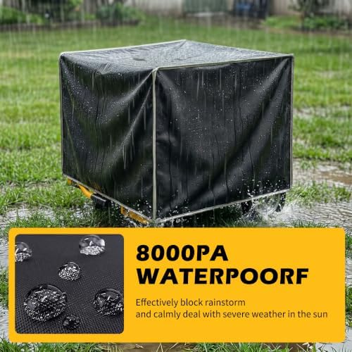 Generator Cover 38x28x30 Inch, 600D Polyester, Waterproof, Tear & UV Resistant - Image 5