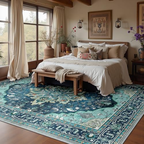 RELEANY Washable Area Rug, Large 10'x14' - Image 3