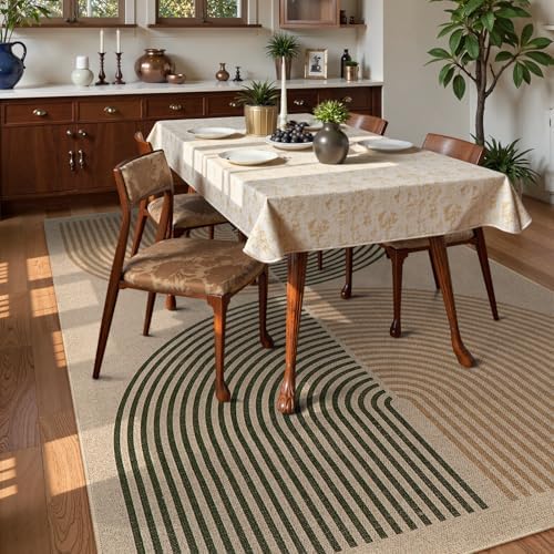 Lahome Modern Rainbow Easy Jute Rug, 6x9 Rug - Image 6