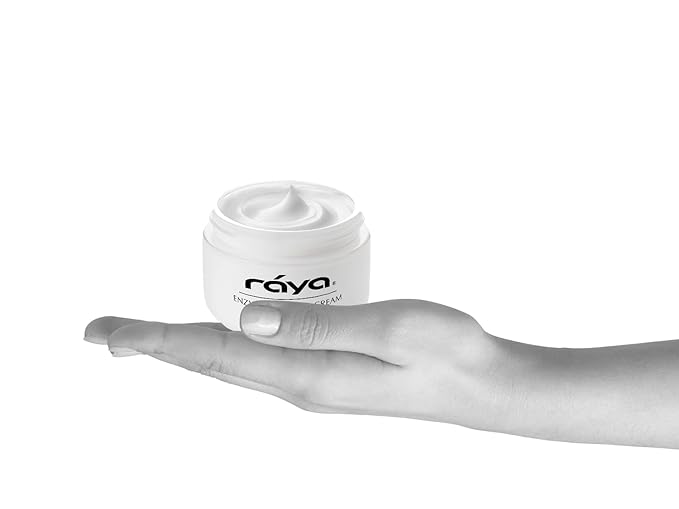 RAYA Enzyme Peeling Facial Cream (109) | Gentle, Exfoliating Treatment for Sensitive Skin | Cleanses, Polishes, and Improves Complexion