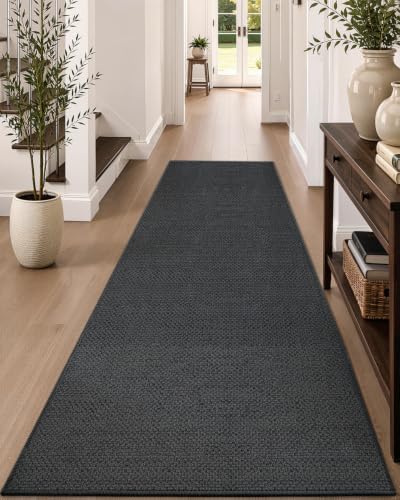 Color&Geometry Runner Rug 36"x120"Non Slip Rubber Backing Hallway Rug by COLORG