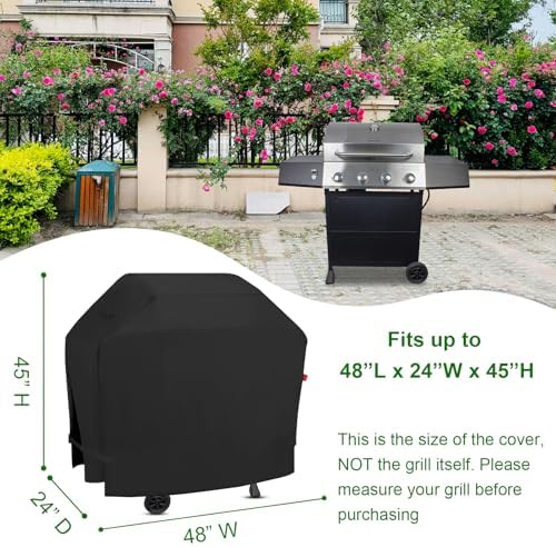 Outdoor Grill Cover Fits Cuisinart 4-Burner Gas Grill CGG-7400, Cover Geny - Image 2