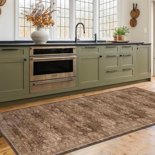 Brown 2x5 Entryway Runner Rugs, Small Runners - Image 6