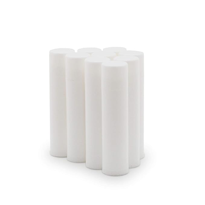 Natural Honey Lip Balm Bulk, Unlabeled Filled, 100 Pack | Add Your Own Labels For Party Favors, Gift Baskets, or Business Branding. For Men, Women, and Children