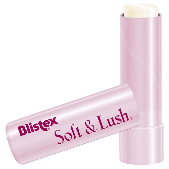 Blistex Soft & Lush Lip Protectant, 0.13 Ounce Tube – Softens & Conditions, Creamy Smooth Texture, Hydrating Lip Balm, Daily Lip Hydration,
