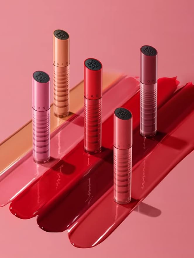 JUNG SAEM MOOL LIP-PRESSION Glow Lasting Tint 0.14 Fl Oz, Water-In-Oil Gloss Tint for Hydrated, Plump Lips, Non-Sticky Comfortable Fit for Radiant Lip Stain, Korean Lip Makeup (Dolce Rose)