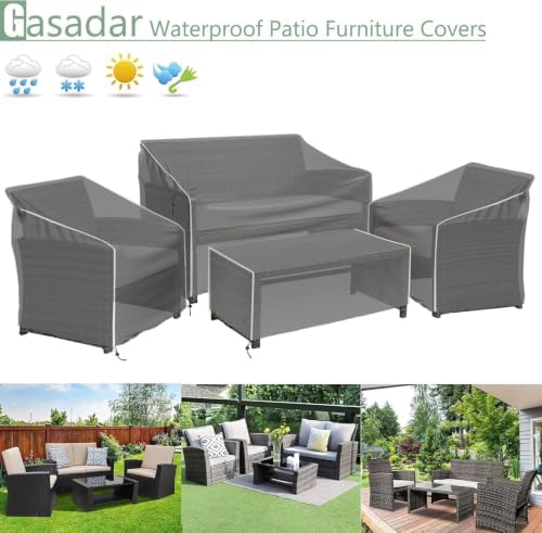 Gasadar Patio Furniture Covers 4-Piece Set - Image 6