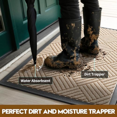 Front Door Mat, Heavy Duty Non-Slip Doormat 61.5"x36" - Image 3