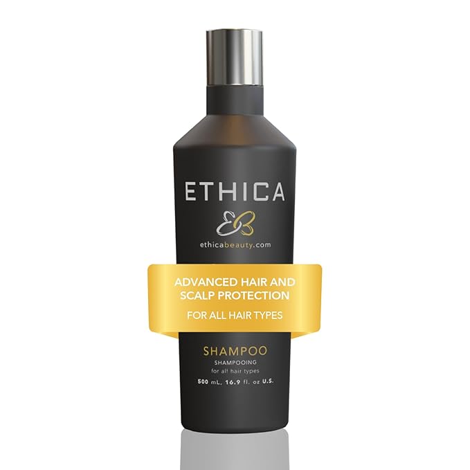 Sulfate-Free Salon-Grade Anti-Aging Moisturizing Shampoo, Hypoallergenic Scalp & Hair Growth Formula, For All Hair Types - Paraben Free, Gluten Free, Fragrance Free, 16.9 oz