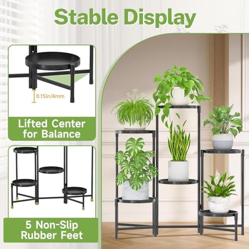 iDavosic.ly 6 Tier Large Plant Stand - Image 6