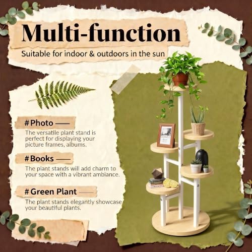 GEEBOBO 5 Tier Plant Stand Indoor - Image 4
