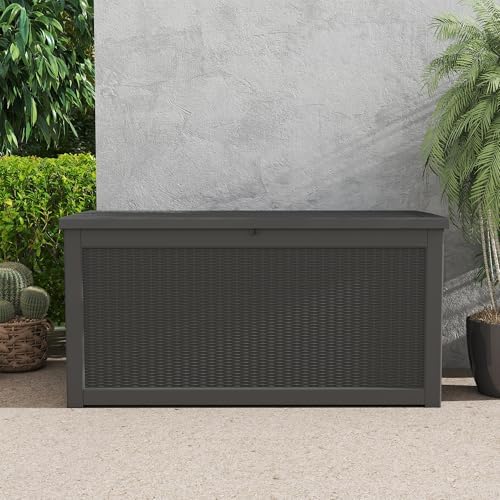 LAUSAINT HOME 320 Gallon Resin Deck Box, Package Delivery Box - Image 6