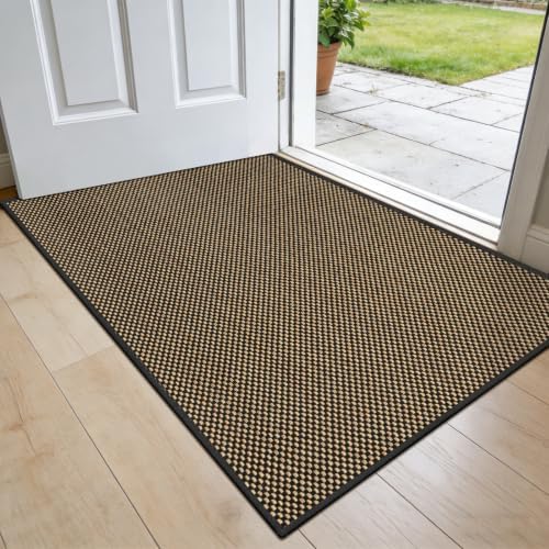 LEKEEPGO Front Door Mat 24"x36", Indoor Non Slip Washable Entry Mat by LEKEEPGO