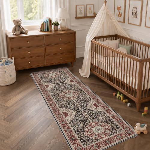 HAOYUNLAI Washable Non-Slip 2x6 Hallway Kitchen Runner Rug Stain Resistant - Image 4