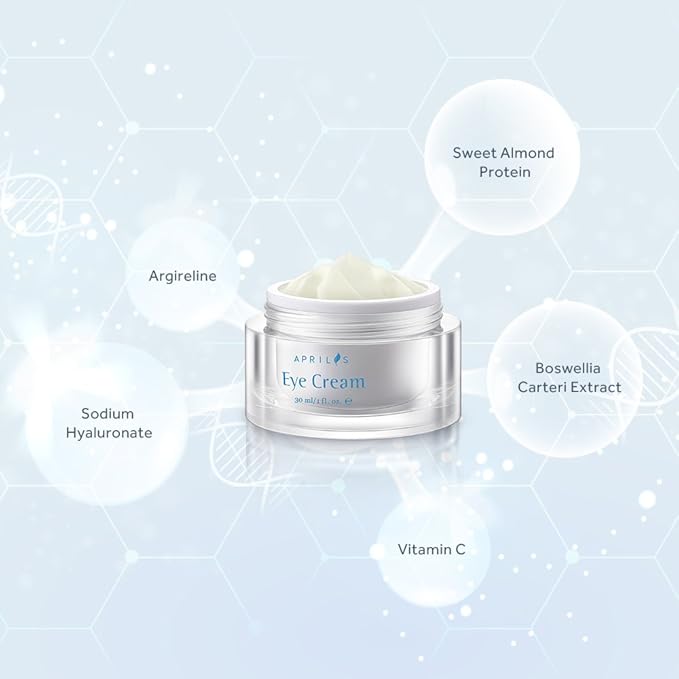 Anti-Aging Eye Cream, the Most Effective Eye Cream with Argireline for Instant Firming and Long-Term Reduction of Dark Circles, Puffiness, Wrinkles and Bags, 30 ml, 1 fl. oz