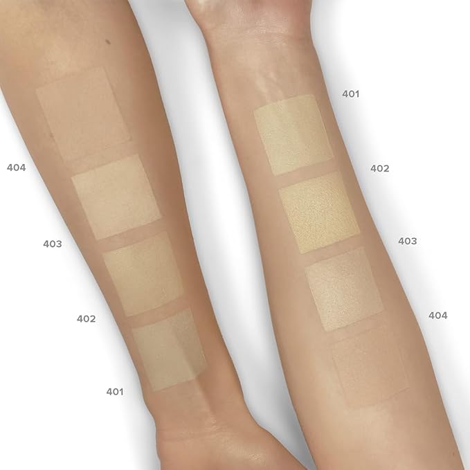 Lamel Stay Matte Compact Powder - Light Natural Coverage - Universal Neutral Undertone - Cruelty Free - Porcelain - N.401