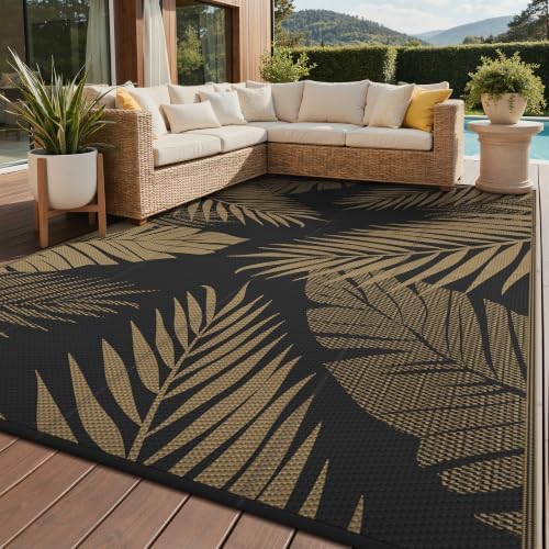 GENIMO Outdoor Rug, Waterproof Plastic Rugs by GENIMO