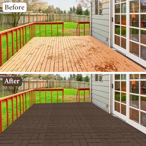 Interlocking Deck Tiles Outdoor Waterproof, Composite Patio Flooring - Image 5