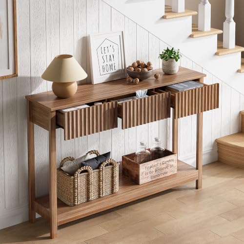 Treocho 47" Fluted Console Table - Image 3
