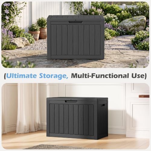 Outdoor Storage Box Waterproof, 55 Gallon Deck Box - Image 6