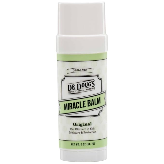 Dr. Doug's Original Miracle Balm – | Organic, Handmade Balm for Dry, Itchy Skin | Cruelty-Free &