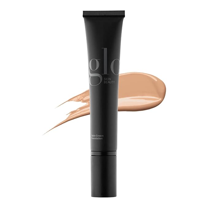 Glo Skin Beauty Satin Cream Foundation Makeup for Face, Golden - Full Coverage, Semi Matte Finish, Conceal Blemishes & Even Skin Tone