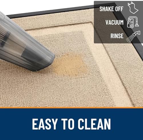 OLANLY Front Door Mat Outside 35x23, All-Season Heavy-Duty Rubber Doormat - Image 5