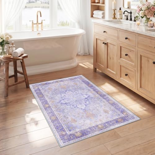 RELEANY Washable Area Rug, Small 2'6"x4' by RELEANY